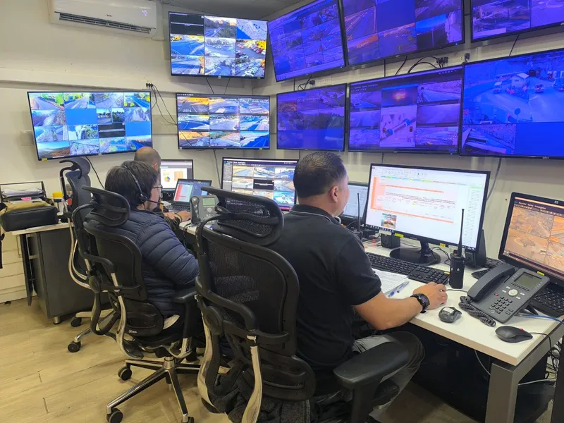 Equipo operativo del Centro Control Carretera